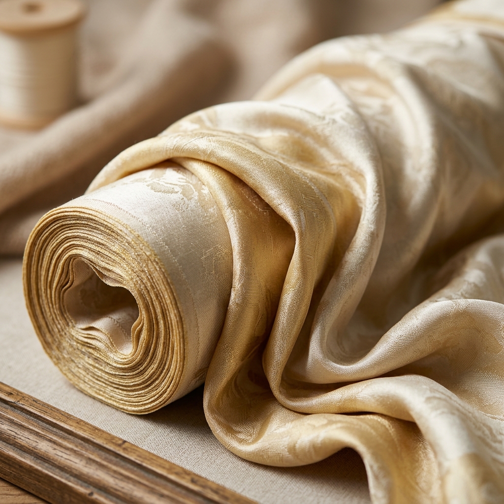 Premium Mulberry Silk Fabric Roll